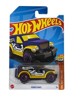 Hot Wheels 2025 Power Panel Yellow Van HW Hot Trucks Series New on Card